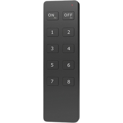 LEDprodukt LED ovládač RF12 8 okruhov + ON/OFF všetky okruhy