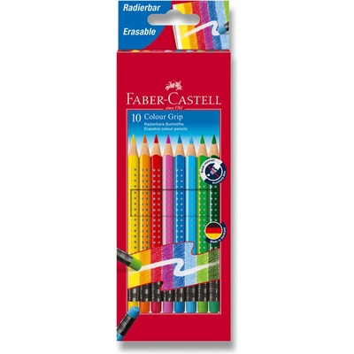 Faber-Castell Grip 2001 s farebnou gumou 10 barev