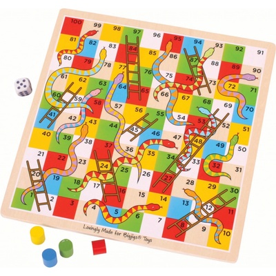 Bigjigs Toys Žebříky a hadi – Hledejceny.cz