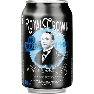 Royal Crown Cola No Sugar plech 330 ml