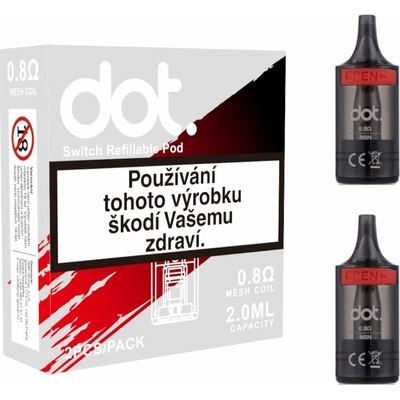 Dotmod Switch R Pod 2 ml cartridge 1,0ohm 2ks