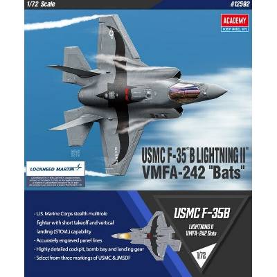 Academy Model Kit letadlo 12592 USMC F-35B LIGHTNING II VMFA-242 "B 1:72