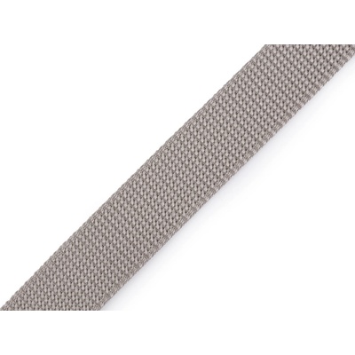 Prima-obchod Popruh polypropylenový šíře 25 mm tloušťka 2 mm, barva 13 šedá světlá