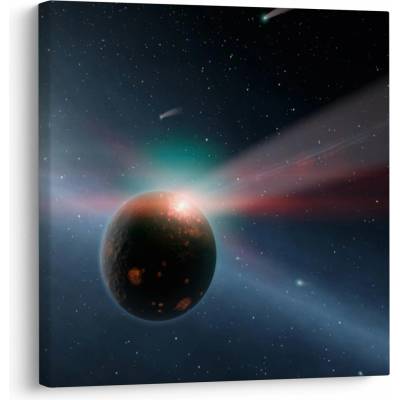 Obraz planetky, jednodílný 70x70 cm