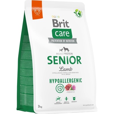 Brit Care Hypoallergenic Senior Lamb 3 kg