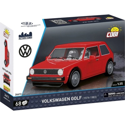 COBI 24613 Automobil Volkswagen GOLF (1974-1983) GTI červený