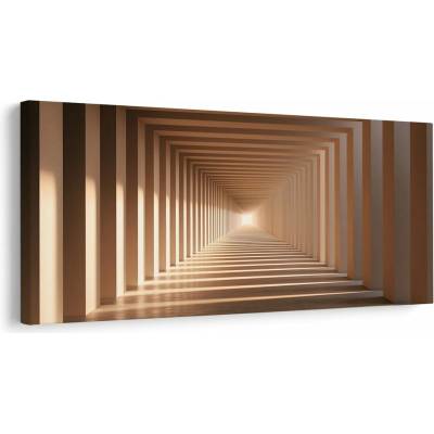 Dovido Obraz geometrický koridor se světlem - 120x60