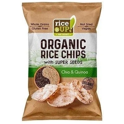Rice Up Rýžové chipsy Bio chia semínka a quinoa 25 g