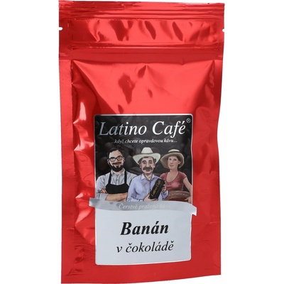 Latino Café Banán v čokoládě 100 g
