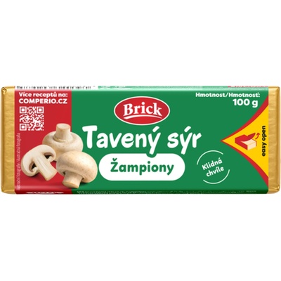 Brick tavený sýr se žampiony 100 g