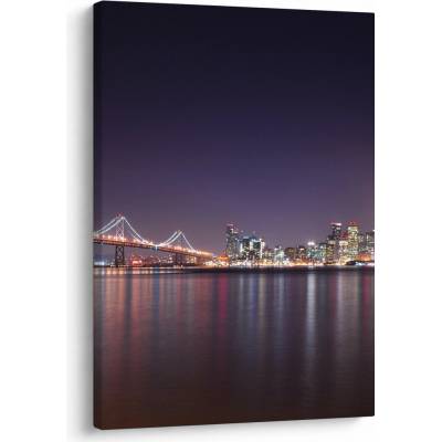Obraz pohľadu na San Francisco, California, jednodielny 50x70 cm