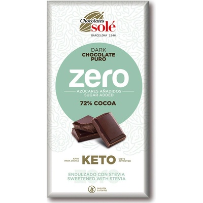 Solé Hořká 72% se stévií bez cukru 100 g