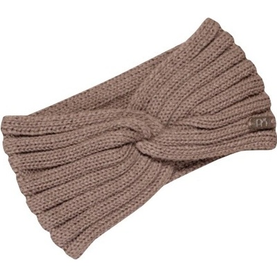 Pletená čelenka s uzlem PLETEX L462 Barva: Kašmírová