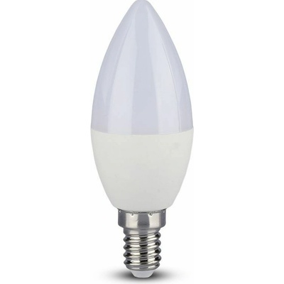 V-TAC E14 LED žiarovka 5.5W , C37, CRI>95 Denná biela 4000K