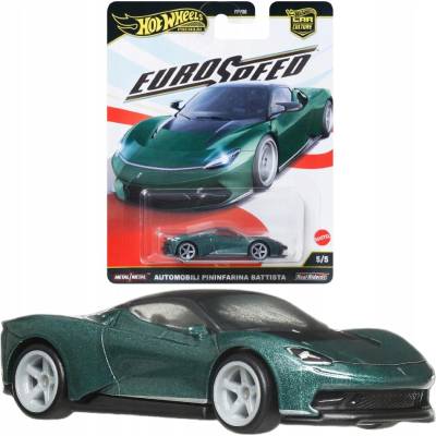 Osobní automobil Mattel Hot Wheels Automobili Pininfarina Battista zelený 1:64
