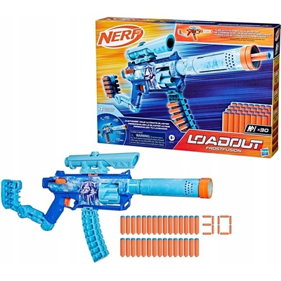 RAKETOMET Puška NERF Loadout FrostFusion s mířidly 30 šipek N1 8+