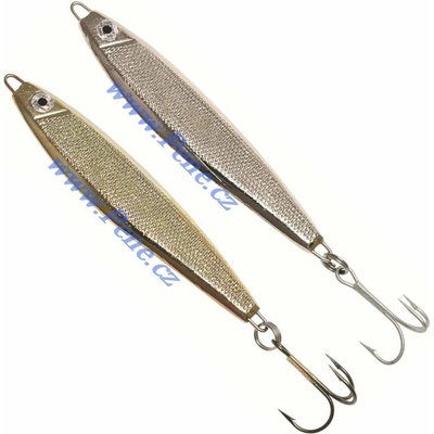 ICE fish Pilker s trojháčkem stříbrný 80 g