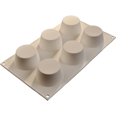Cesil Silikonová forma /na mražené dezerty Muffiny 6,9x3,5cm na 6 ks 3,5cm