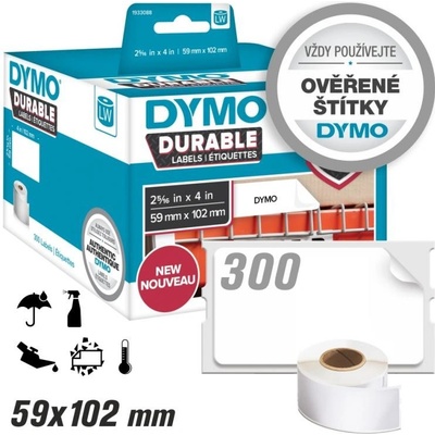 Štítky Dymo LW Durable - odolné, 59x102 (1933088) 300ks