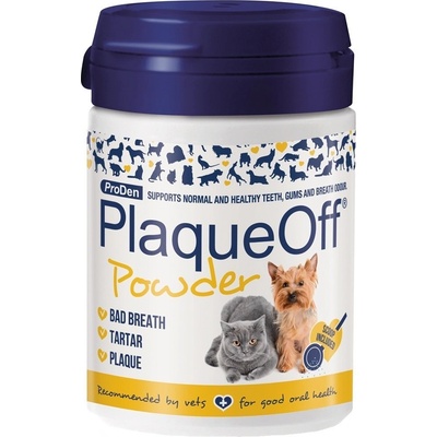 ProDen PlaqueOff Powder pro psy a kočky zubní kámen 40 g – Hledejceny.cz