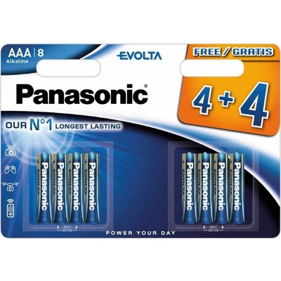 PANASONIC Evolta Platinum AAA 8ks LR03EGE/8BW