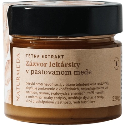 Naturmeda Terapeutický med se zázvorem lékařským - 220 g -
