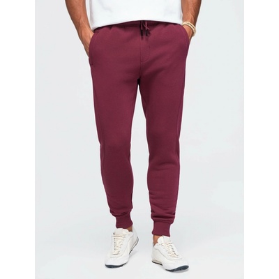 Ombre Clothing tepláky pánské červená