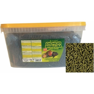 Tropical Cichlid Spirulina Large Sticks 250 ml/75 g