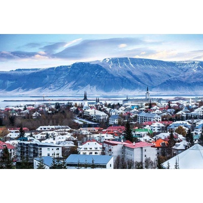 Dimex MS-5-1240 Vliesová fototapeta Reykjavík Island rozměry 375 x 250 cm