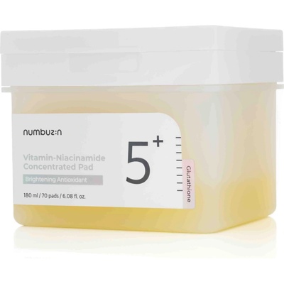 Numbuzin No.5 Vitamin Niacinamide Concentrated Pads Niacinamidové polštářky na obličej 180 ml 70 ks