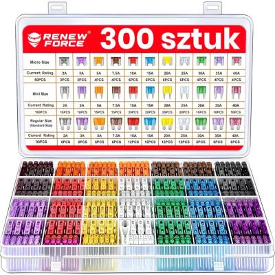 Dexxer Sada automobilových poistiek FUSE-300 – 300 ks