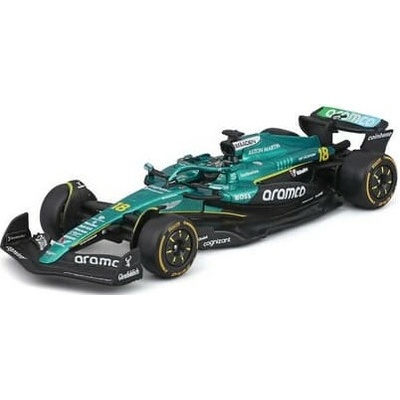 Bburago RACE F1 v dekorativním boxu Aston Martin AMR25 2025) č. 18 Lance Stroll 1:43