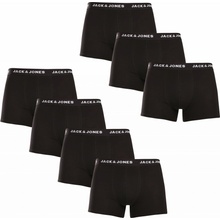 Jack&Jones 7Pack pánske boxerky JACHUEY 12171258 Black