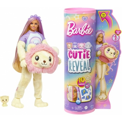 Mattel Barbie Cutie Reveal Pastelová edice Lev