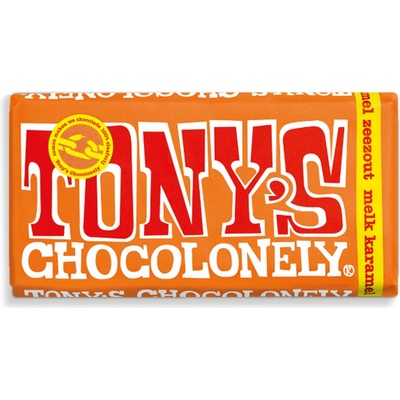 Tony’s Chocolonely mléčná , karamel a mořská sůl 180 g