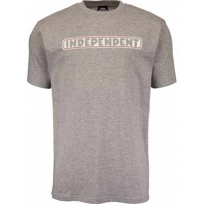 Independent triko Bar Logo t-shirt Dark Heather