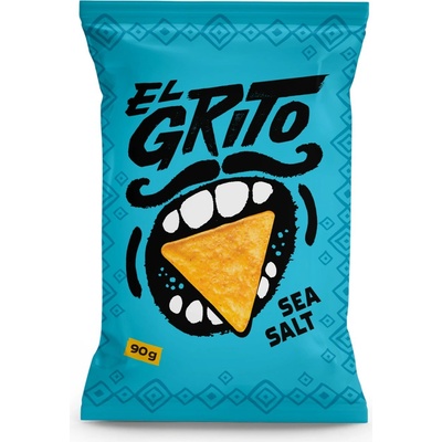 EL GRITO Slané kukuřičné tortilla chipsy 90 g
