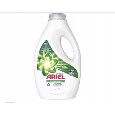 Ariel Univerzální + tekutý prací gel bílého prádla 1 l 20 PD