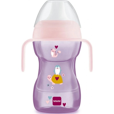 Mam Hrnček Fun to Drink Cup na prechod na klasický hrnček Fialový 270 ml