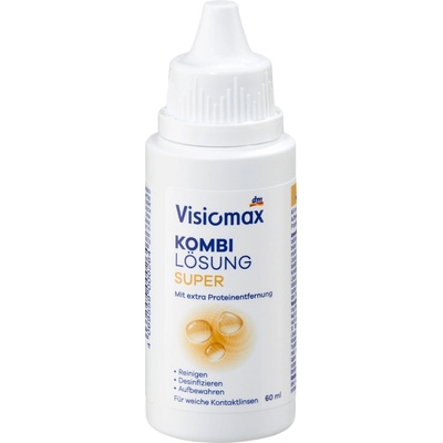 Visiomax kombinovaný roztok super na kontaktní čočky 60 ml – Hledejceny.cz