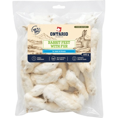 Ontario Pure Nature Králičí pacičky se srstí 500 g