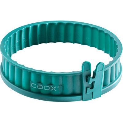 Coox Silikonová forma na koláč se skleněným dnem 18 cm zelená