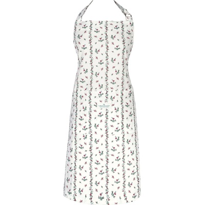 GREEN GATE Zástěra Gracy White bílá barva textil