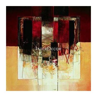 Abstraktní obraz 50x50 1 deska