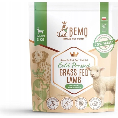 Bemo Cold Pressed Grass-Fed jehněčí 3 kg