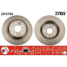 Brzdový kotouč TRW DF4766