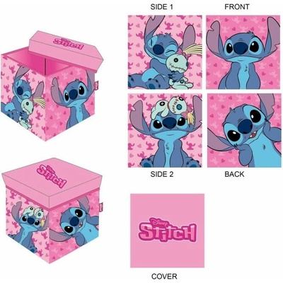 Sedací box s úložným prostorem Lillo & Stitch taburet