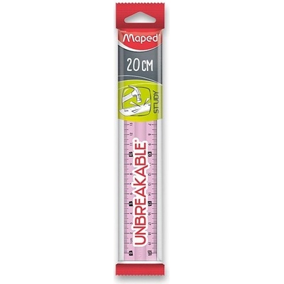 Maped Study Unbreakable 245410 pravítko 20 cm mix barev
