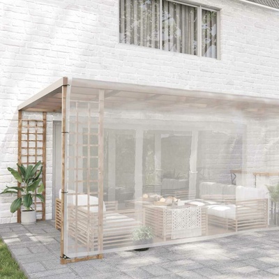 zahrada-XL Čirá plachta s oky 6 x 12 m polyethylen 4018532