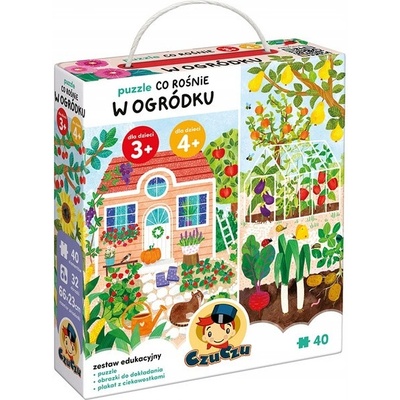 CzuCzu Co roste na zahrádce 3+ 4+ 40 dílků